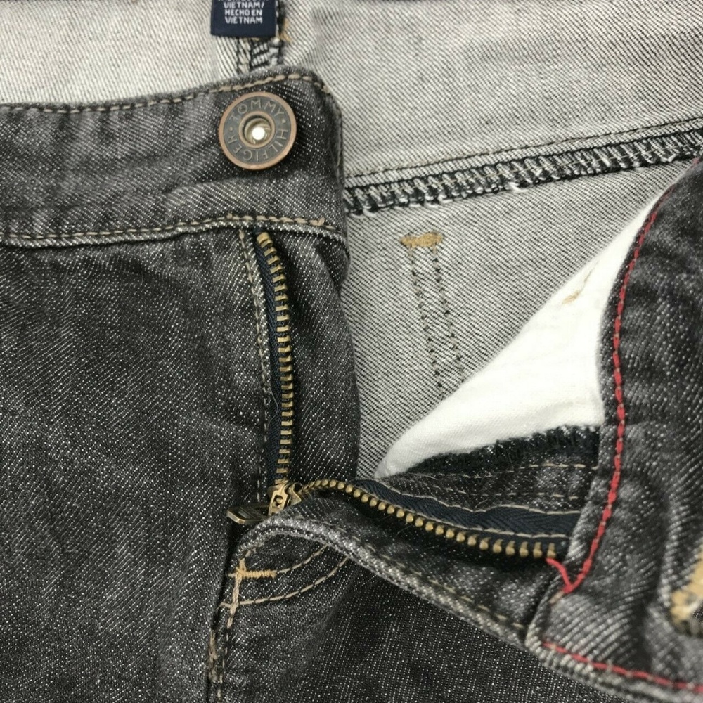 Tommy Hilfiger Freedom Boot Cut Jeans Sz 10A Black - Picture 3 of 5